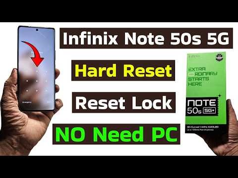 Unlock any Infinix 5G mobile - without pc 👉 Infinix Note 50s Hard Reset & Remove Screen Lock