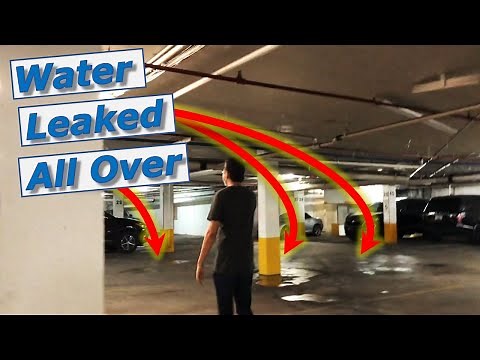 Analysis Garage Video BEFORE Condo Collapse: Water Everywhere