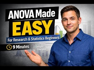 Master ANOVA in 9 Minutes | No Complex Math Needed | With Simple examples