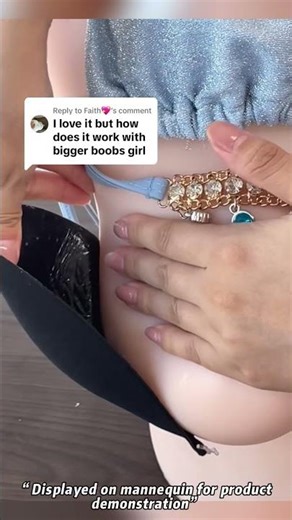 Strapless Support Without Straps | Adhesive Bra Demo #niidor#adhesivebra #straplessbra