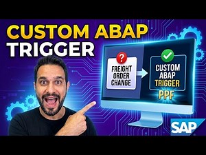 Custom PPF Action in SAP TM | Trigger ABAP Logic on Freight Order Change