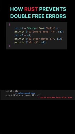How Rust Prevents Double Free Errors
