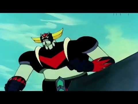 Grendizer Goldrake and Spazer for first time جرندايزر وسبايزر للمرة الاولى