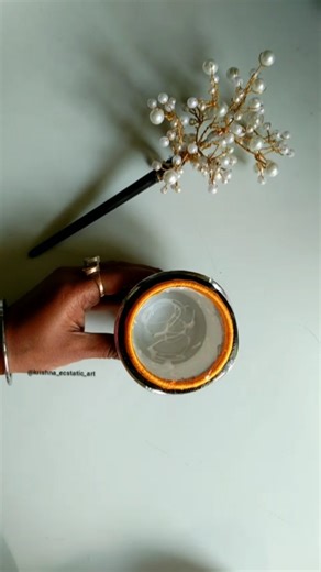 Pearl Tree 🪴 #shorts ‪@krishna_ecstatic_art‬