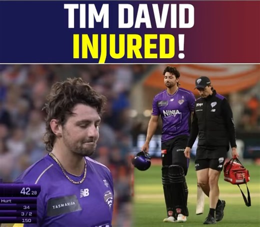Tim David Injured in BBL 🤯 #bharat #cricket #timdavid | Raunak Day