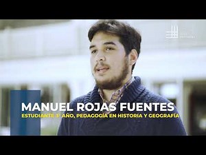 Manuel Rojas Fuentes, estudiante de Pedagogía en Historia y Geografía - Admisión 2022 #UCSH