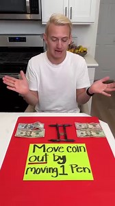 Move Just One Pen to Set the Coin Free – Puzzle Trick