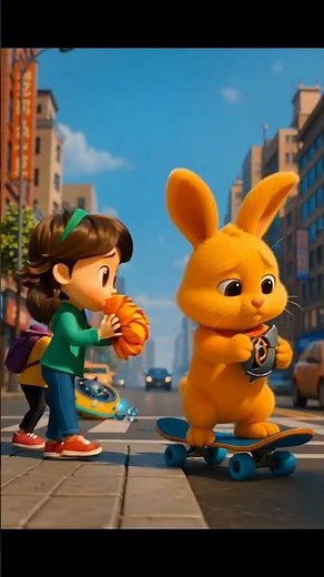 🛸Rabbit’s Toy Spaceship BROKE 👽 Then a Real One Appeared! 🚀🐰 #spla9 #RabbitShorts #rek #shorts