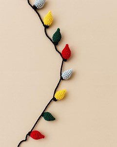 Crochet Christmas Lights Pattern for Beginners - Etsy