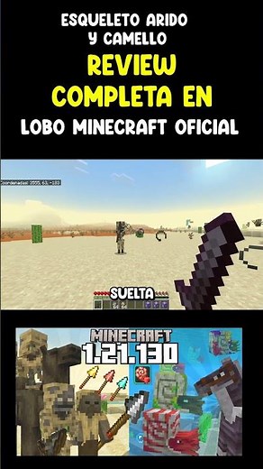 New Zombie Camel and Desert Skeleton Minecraft 1.21.130 Official #minecraft