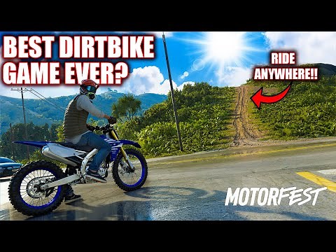 THIS NEW DIRTBIKE GAME LETS YOU FREERIDE ANYWHERE!! (The Crew Motorfest)