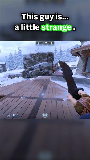 I think I met a cartoon character in CS2...