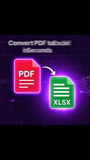 Convert PDF TO Excel