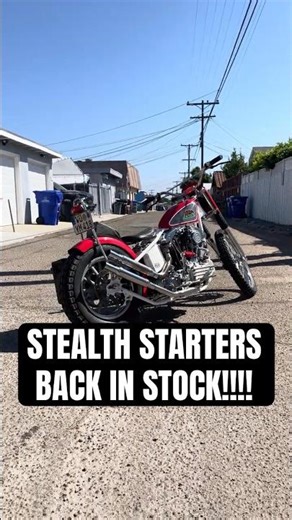 Cannonball Stealth Starters For 4 Speed Rigid Harley-Davidson Big Twins Back In Stock!