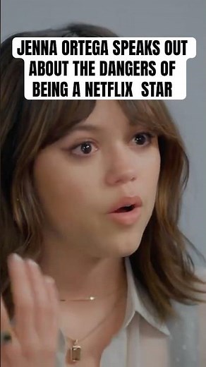 Jenna Ortega Speaks Out About Dangers Of Being A Netflix Star #shorts #jennaortega