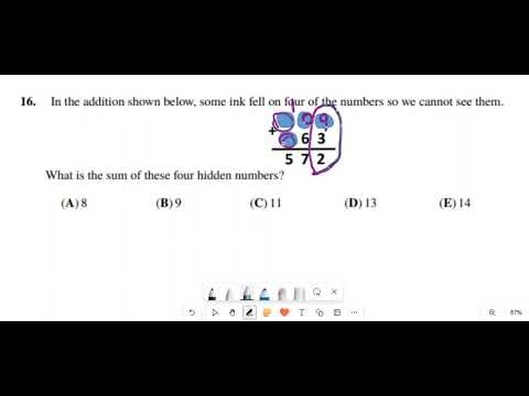 2022 Canadian Math Kangaroo Contest Grades 3/4 Question #16