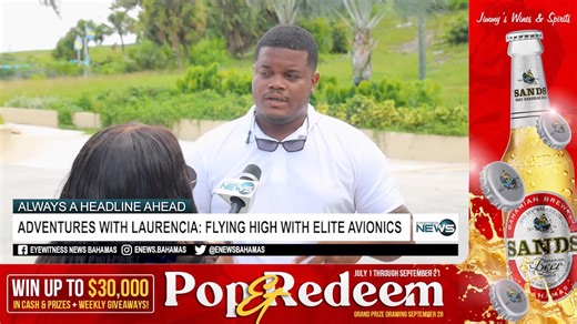 Adventures with Laurencia: Flying high with Elite Avionics | Eyewitness News Bahamas