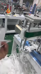 Automatic KN95 Face Mask Making Machine KN95 automatic face mask making machine use ultrasonic welding molding to auto crop, it can be used for 1~5 layers of non-woven cloth, melt-sprayed cloth, hot-air cotton and other materials. 80-110 pieces per minute. It is a ideal machine for the production of KN95/N95 masks. Contact us to get more mask machine details Email: zzsunygroup@gmail.com WhatsApp: 177 6076 3390 (Lily) WeChat: 8618317308387 (Lily) | SUNY Wipes Machine | Facebook