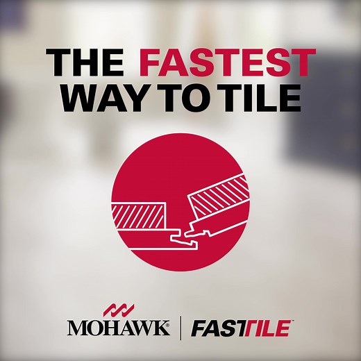 Introducing Mohawk FastTile. No Demo. No Mortar. No Mess. | Menards
