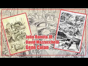 3 different approaches to COMIC BOOK PENCILING