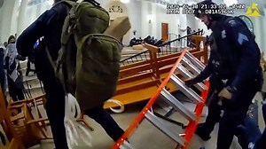 Watch: Body Camera Video Shows Police Entering Occupied Columbia Building
