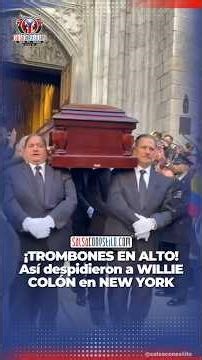 🔴 TROMBONES UP! This is how they said goodbye to WILLIE COLÓN in NY @SalsaConEstiloTV #lamurga #w...
