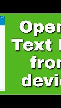 Open a Text File in Sketchware
