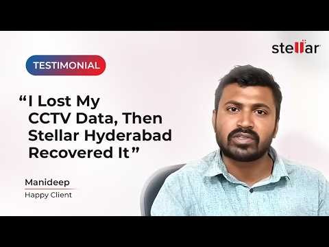 How Stellar Data Recovery Hyderabad Recovered CCTV DVR Data from Seagate Hard Drive