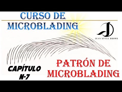 Curso Trazos de Microblading ✍ (TUTORIAL) Paso a Paso!! Patrón de Microblading Capitulo 7