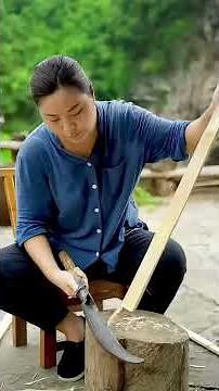Unbelievable 🤯 How a Traditional Chinese Bamboo Bow is Made! 😀