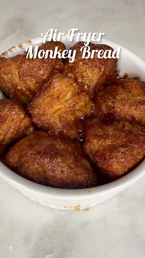 Single Serve Airfryer Monkey Bread Recipe — IB: Introvert Sweets — #singleserve #monkeybread #cinnamon #cinnamonrolls #cinnamonsugar #airfryer #airfryerrecipes #easydessert #easydessertrecipe #5minuterecipes | Dipped Tampa