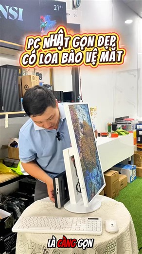 XẢ KHO Bộ Hp mini i5 6500T ram 8gb SSD 256gb và màn Fujitsu 24in Nhật có loa #maytinhgiatot #vanphong #fujitsu #hp | MÁY TÍNH GIÁ TỐT