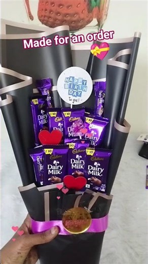 #dairymilkbouquet #bouquet #homemakeranitha