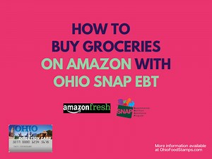 How to Use Ohio EBT Online at Amazon - Ohio Food Stamps