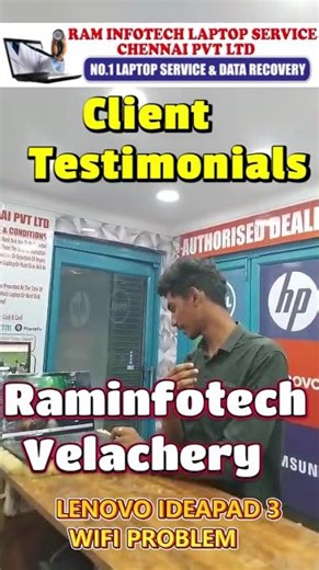 Lenovo IdeaPad 3 WiFi Problem Fix in Chennai | Laptop WiFi Repair | Ram Infotech