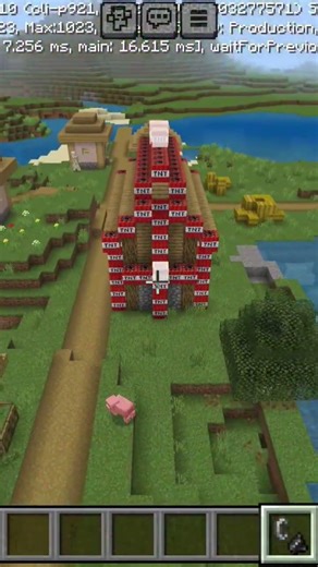 I blew up a two-story house 💥🏠 Crazy explosion 😱🔥 #minecraft #gaming #tnt #shorts