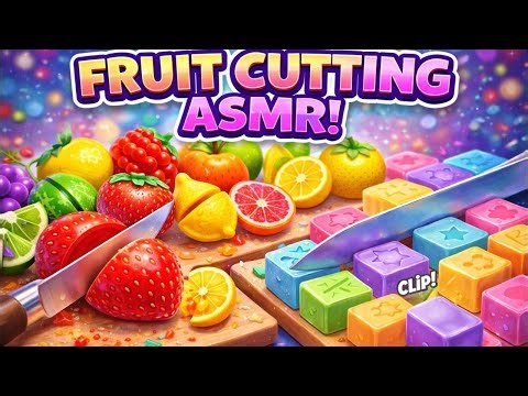 FRUIT CUTTING ASMR 🍓|Most Satisfying Soap&Toy Fruit Slicing Ever!😍