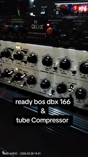compressor DBX 166 dan tube Compressor behringer