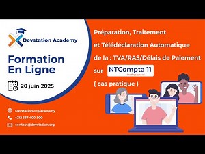 Préparation, Traitement et Télédéclaration Automatique de la TVA/RAS/DP sur NTCompta 11