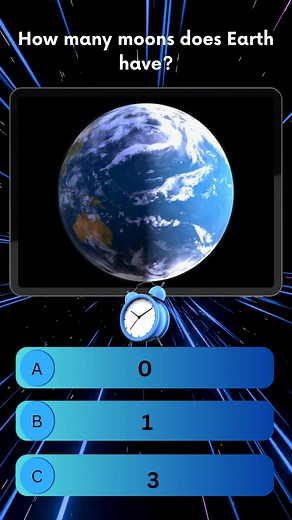 How Many Moons Does Earth Have? 🌍 | General Knowledge Space Quiz… #QuizTime#quiz#country#generalknowledge#shorts#fypシ#foryouシpage#viralvideoシ#trend#usa | Brain Sparks