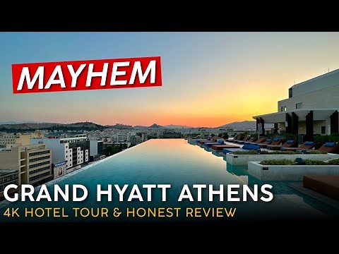 GRAND HYATT ATHENS Athens, Greece 🇬🇷【4K Hotel Tour & Review】Solid Value Offering