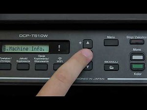 BROTHER DCP-T510W – How to Check Serial Number