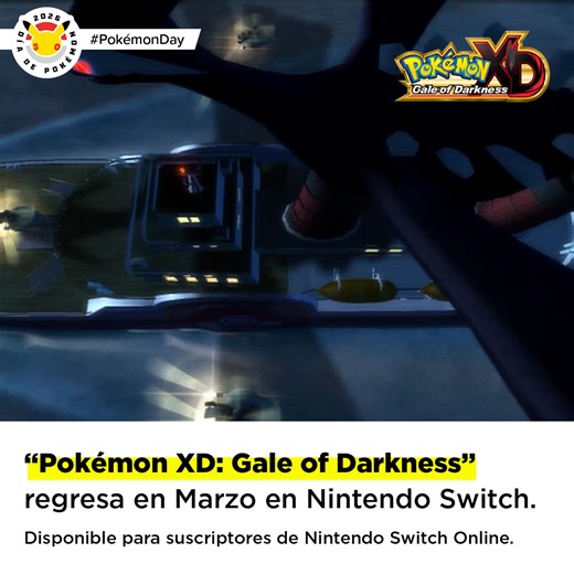 Un clásico de Gamecube llega a Switch 2: Pokémon XD Gale of Darkness llegará a Switch Online el próximo mes de marzo, presentando al icónico Shadow Lugia original. | Pokédex Obscura