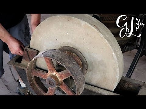 Putting the ANTIQUE GRIND STONE Back to Work!!! Restoring an Entire Blacksmithing Shop Series!