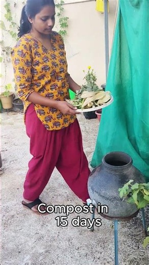The easiest way to compost at home 🏠 #diy