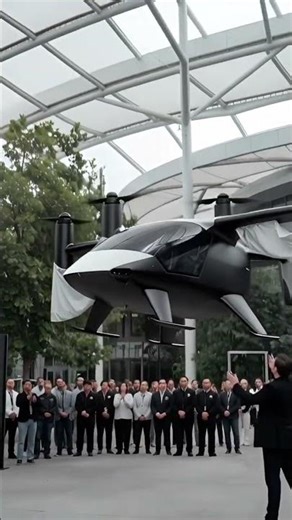Elon musk unveiled Tesla Flying Car are actually real #future #flyingcar #2026 #technology #elonmusk