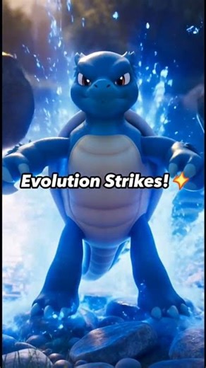 Squirtle Evolves Into Wartortle! 💦 Epic Pokémon Evolution #pokemon #anime