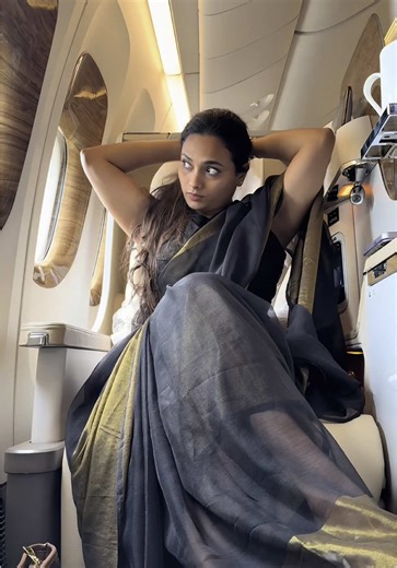 ‏Saree is an emotion so I can wear anytime and anywhere 🥰😘