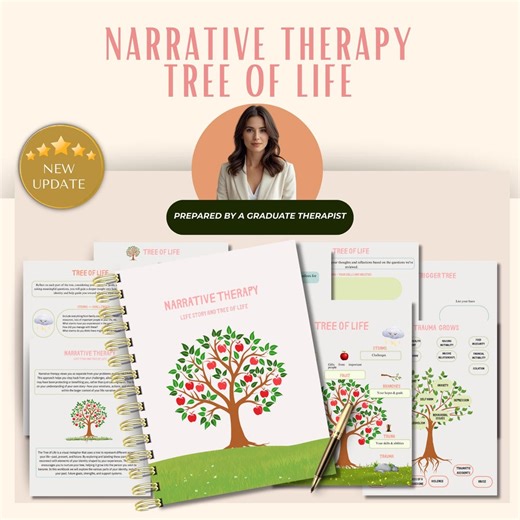 Narrative Therapy Life Worksheet , Tree of Life Worksheets, Trauma Therapy Worksheets, Anxiety Worksheet, Psychology Resources, EMDR - Etsy