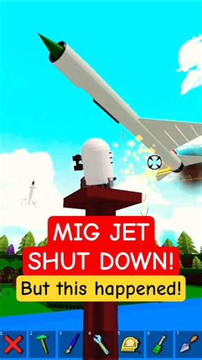 Roblox Build a Boat for Treasure CIWS Auto Minigun shut down Mig Jet! Crashed on me! #babft #roblox